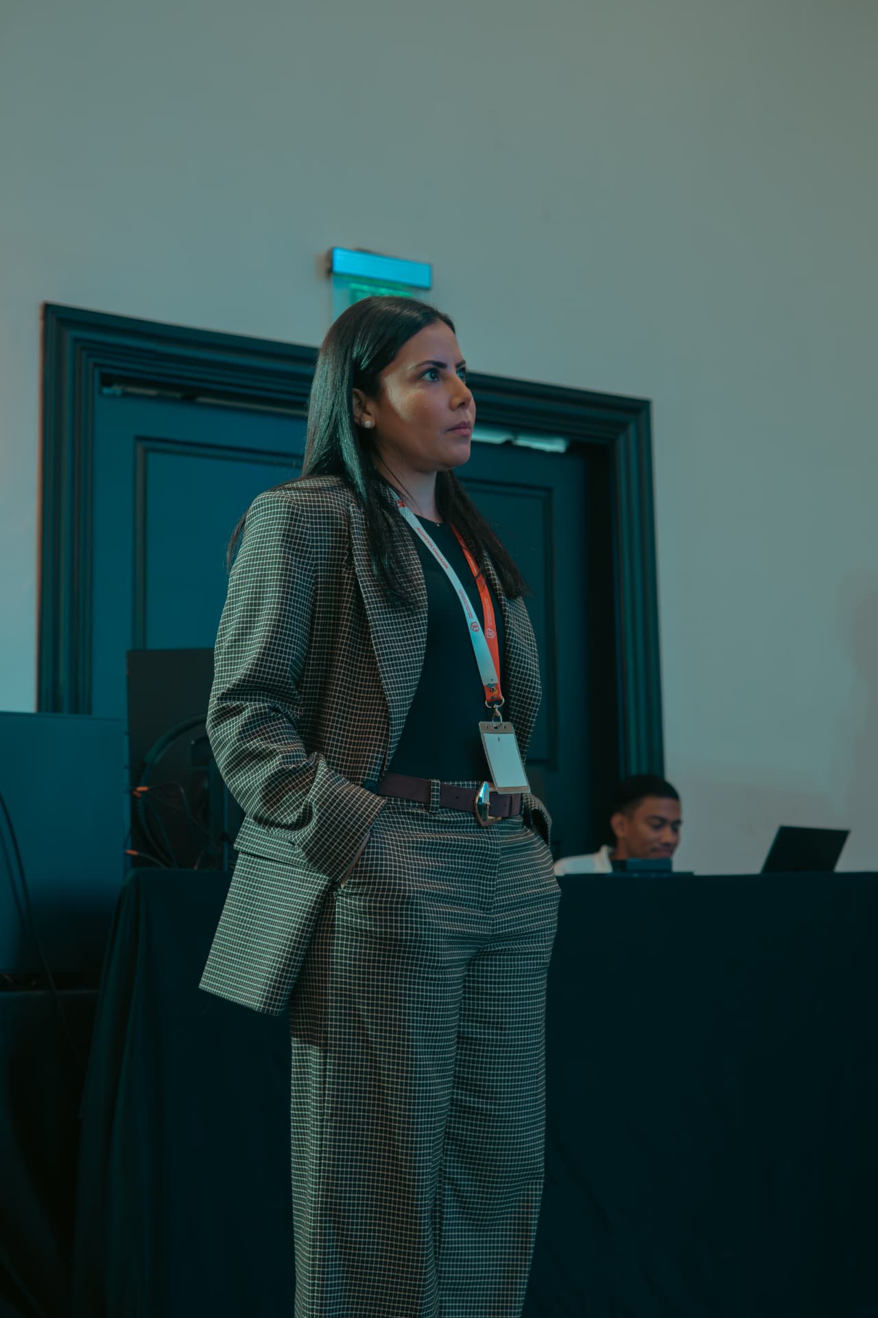 Ponente durante sesión académica